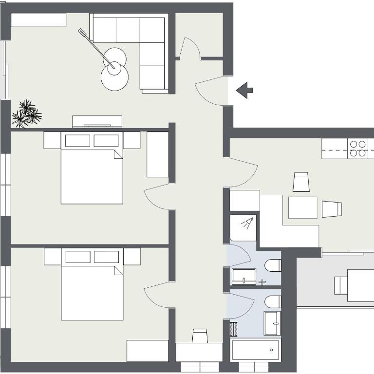 Ferienhaus Matterhorngruss - Apartment mit 2 Schlafzimmern - 17