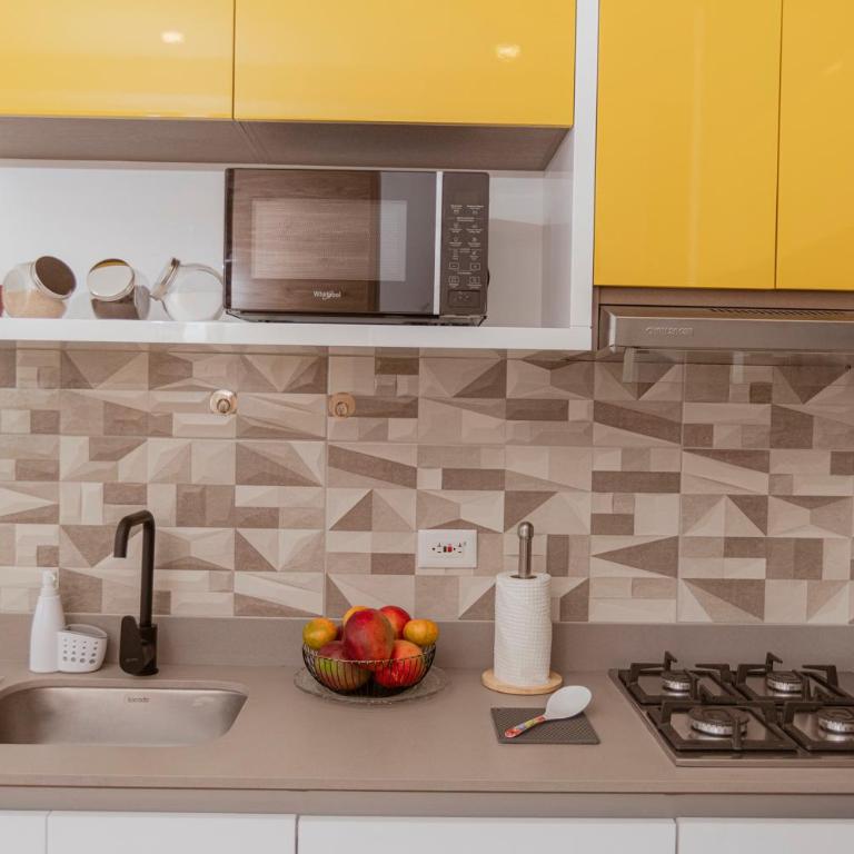 Exclusivo apto en Santa Marta, piscina, cerca del aeropuerto y la playa - Apartamento de 1 dormitorio con balcón y vistas al agua - 18