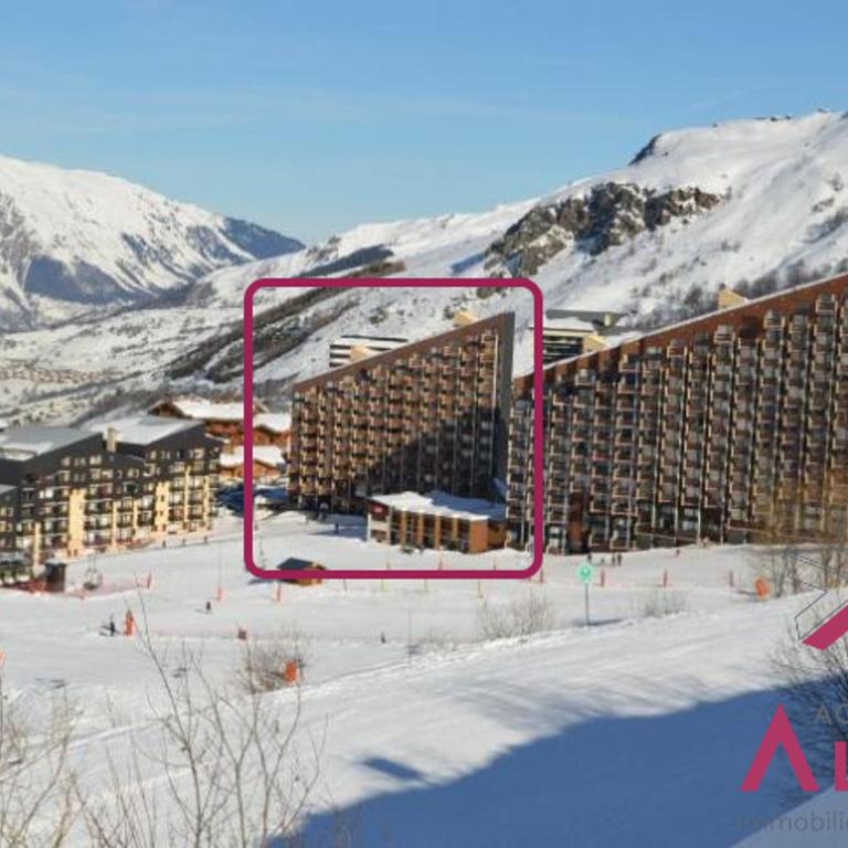 Studio 3 pers. avec balcon sud, accès pistes, quartier Preyerand, Les Menuires - FR-1-452-386 - Monolocale - 14