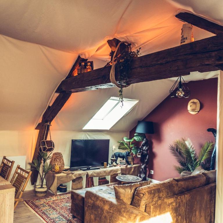 L'Insolite, expérience safari chic à Saumur - Appartement 1 Chambre - 5