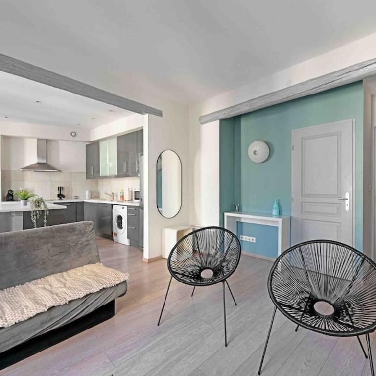 Pops Flat - Parking privé gratuit - Wi-Fi - AC Clim - Apartment mit 2 Schlafzimmern - 9