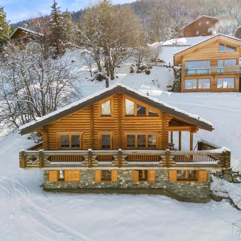 AlpenRose - 8 pers - avec cachet -pres des pistes - Chalet mit 3 Schlafzimmern - 45