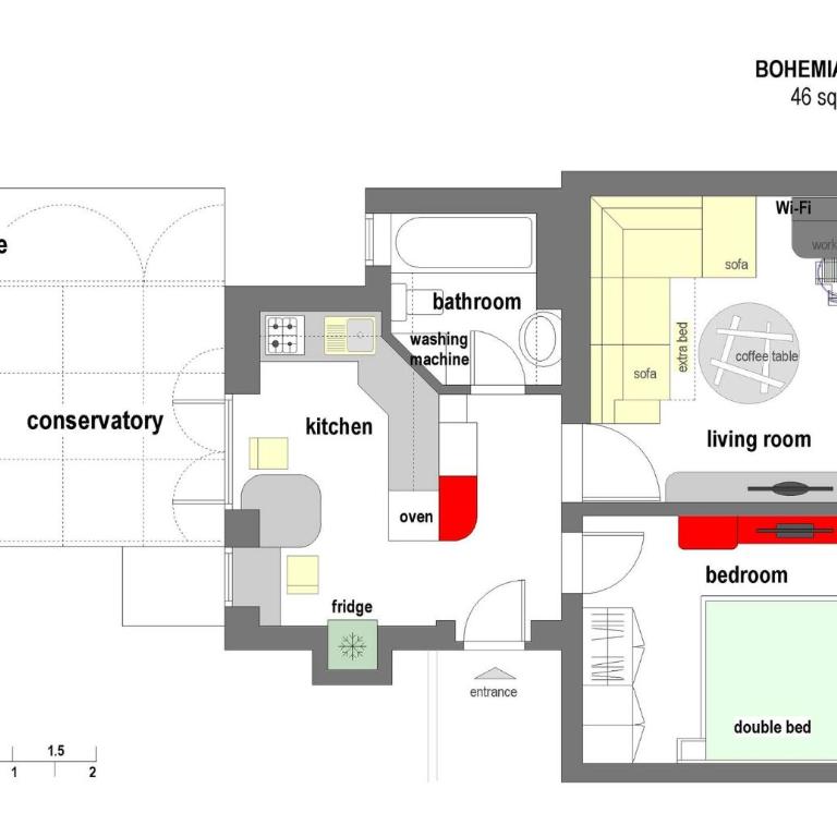 On The Terrace La Vida Joy Mansard Top Kitchen - Apartment - 29