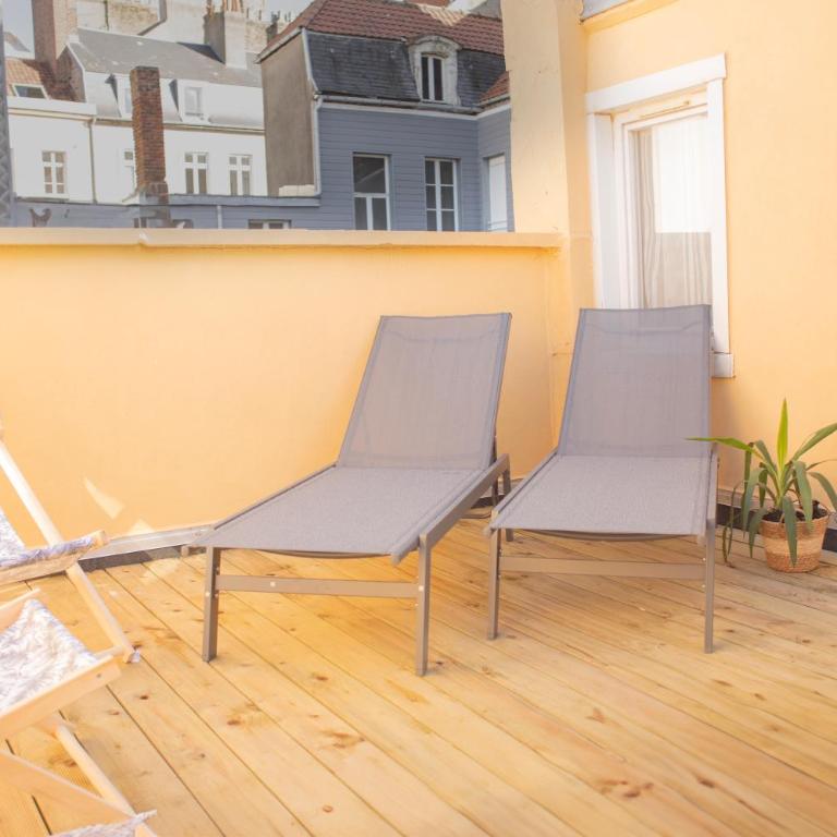 SPA central charmant duplex cosy 90m2 à 300m rue piétonne et 500 m du port - Appartement 1 Chambre - 37