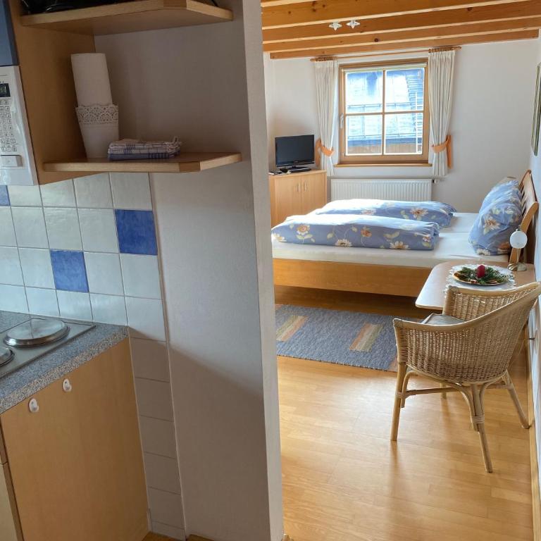 Apartment Landhaus Bachwinkl - 1-Zimmer-Apartment mit Blick auf den Berg Walmberg - 5