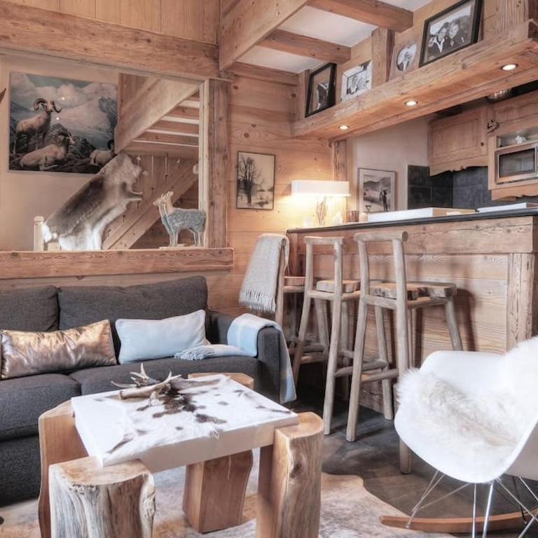 Duplex Chaleureux au Cœur de Megève 2 p - Appartement 1 Chambre - 1