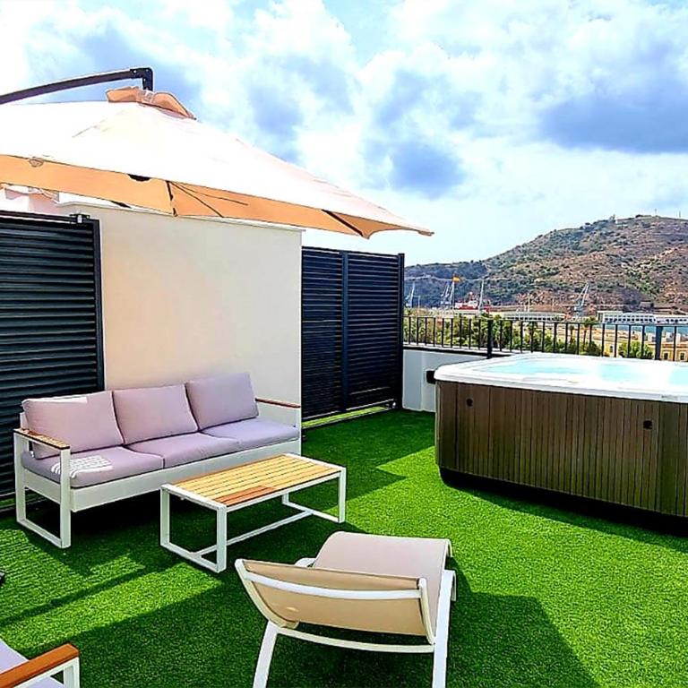 Apartamentos Turísticos Puerta Real by CartagenaSpain - Suite con terraza - 24