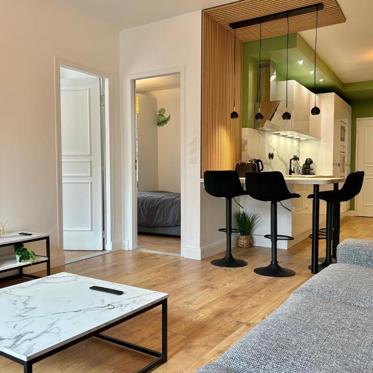 Le Chardon Nancy- 2 chambres- parking gratuit- proche transports et Zénith - Appartement 2 Chambres - 1