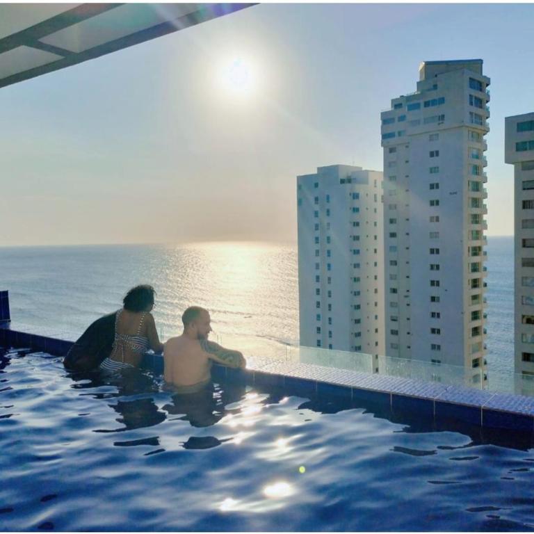 Apartamento 8 Vista al mar, Playa Rodadero, Santa Marta - Apartamento de 1 dormitorio - 1