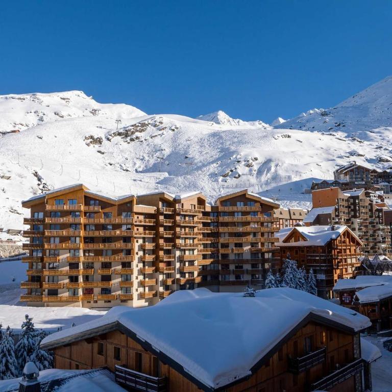 Appartement rénové 18m², Val Thorens - 2 pers, balcon, proche pistes - FR-1-637-77 - Monolocale - 10