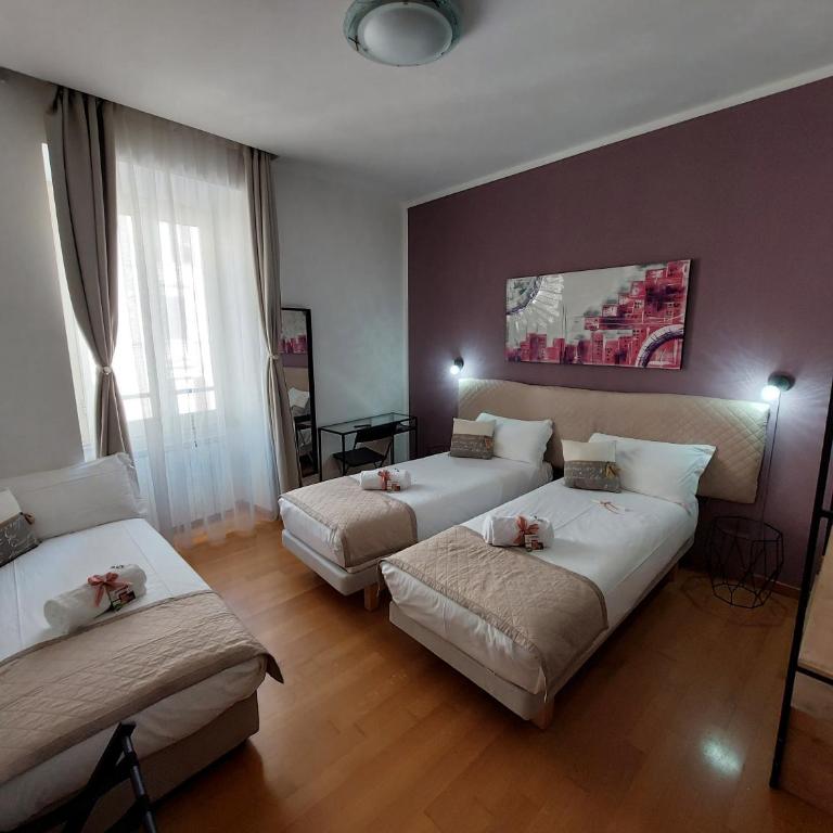 B&B Gaudium Colosseo - Camera Matrimoniale/Doppia con Letti Singoli con Bagno Privato - 10