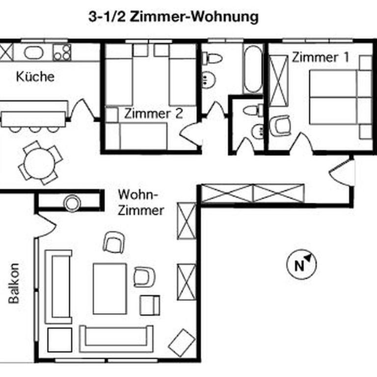Apartment Scuol - Apartment mit Blick auf die Berge - 9