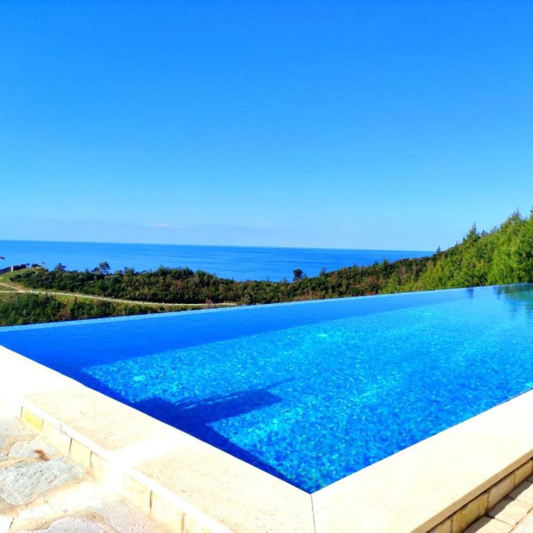 Hillside Apartment with Infinity Pool and Sea View - Apartman s 1 Spavaćom Sobom, Balkonom i Pogledom na More - 23
