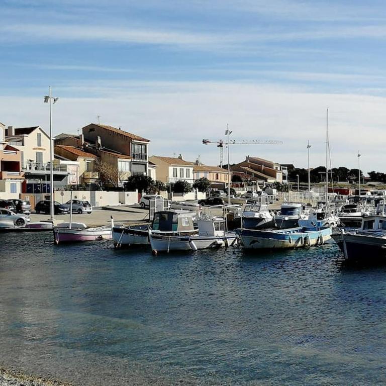 Vue mer - Maison de village - Gîte T3 Plage 50 m - Two-Bedroom House - 34