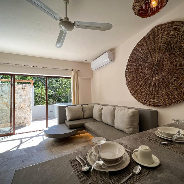 Kuun Taak Tulum - Habitación Doble con terraza - 1 o 2 camas - 1