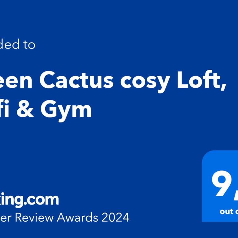 Green Cactus cosy Loft, Wifi & Gym - Apartamento de 1 dormitorio - 2