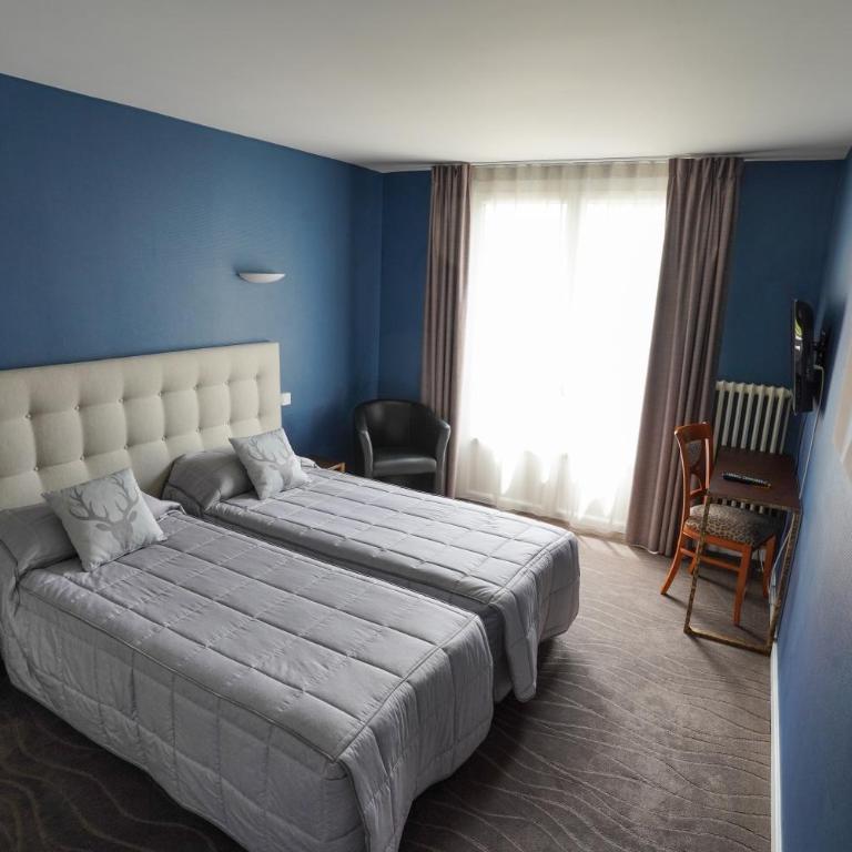 Auberge Le Semnoz - Chambre Lits Jumeaux - 1