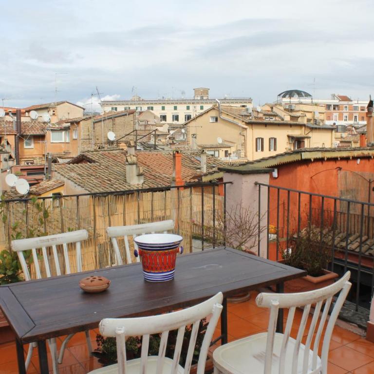 Casa Greco - Attico con terrazza, Trastevere - Appartamento - 5
