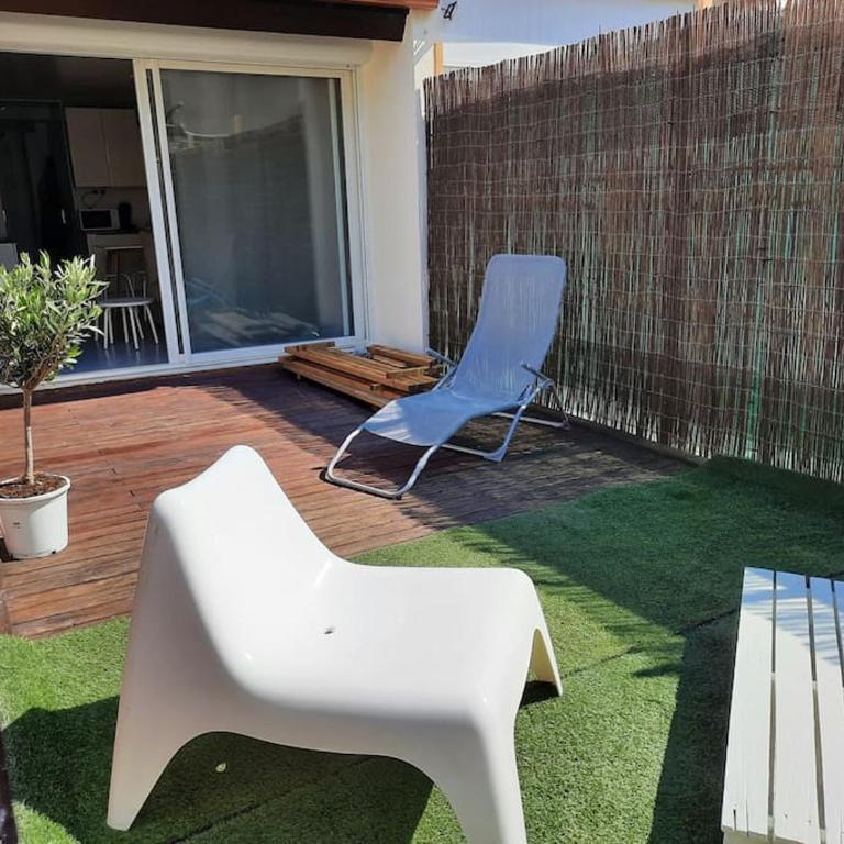 Carnon plage 3min de la mer! Villa 5 pers Terrasse - Maison 2 Chambres - 19