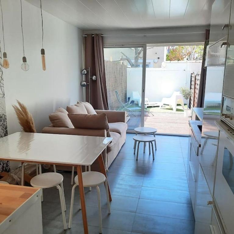 Carnon plage 3min de la mer! Villa 5 pers Terrasse - Maison 2 Chambres - 20
