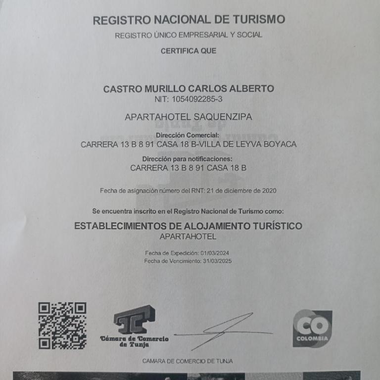 Apartahotel saquenzipá - Apartamento - 2 niveles - 63