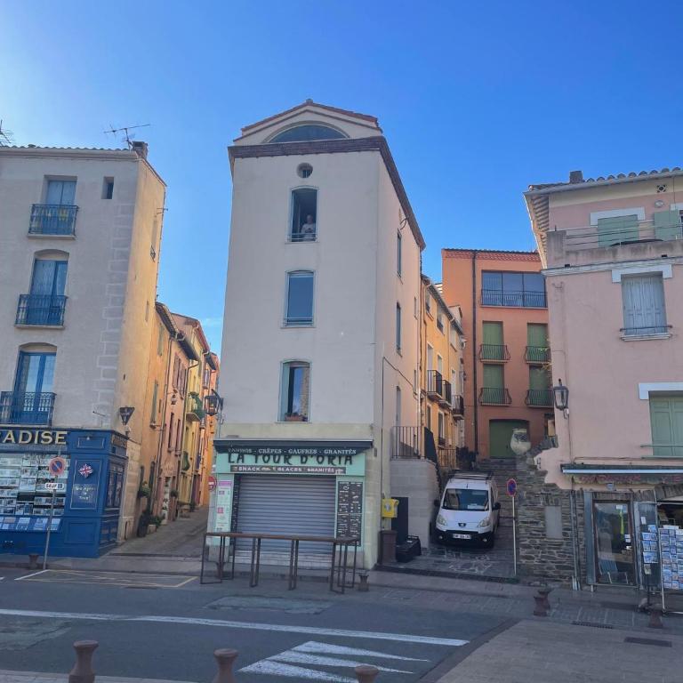 3CONV48- Charmant T2 avec vue imprenable en face plage Collioure - Apartment mit Meerblick - 13