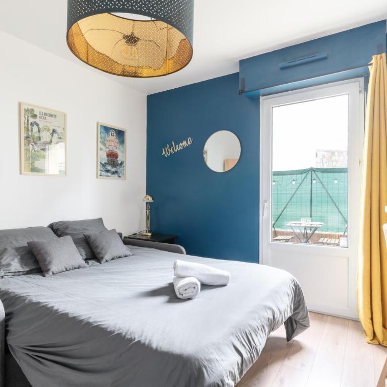 Studio Centre-Ville avec Terrasse et Parking Sécurisé Gratuit - Apartamento Estudio - 3