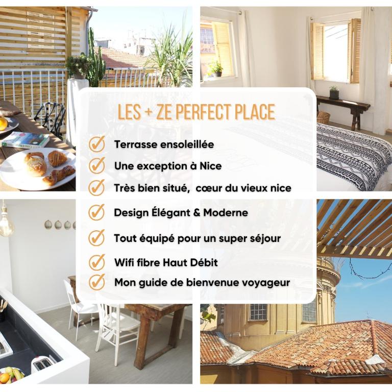 Ze Perfect Place - Vieux Nice - Exceptionnel Appartement - Calme et Terrasse avec vues - Apartment-no lift-5th floor - 2