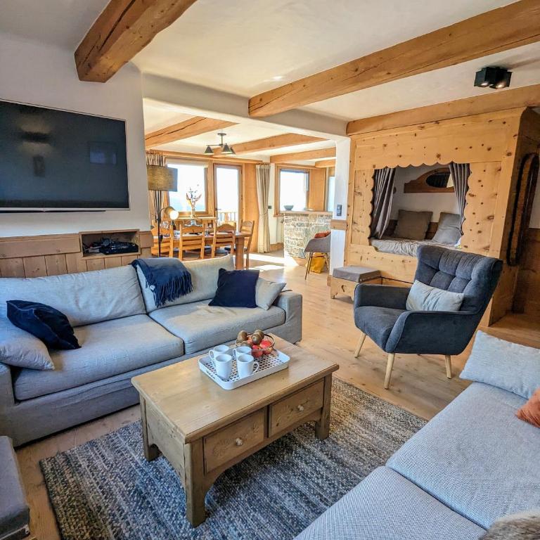 Chalet Lè Lodzé - Pieds des pistes - Appartement 3 Chambres - 7