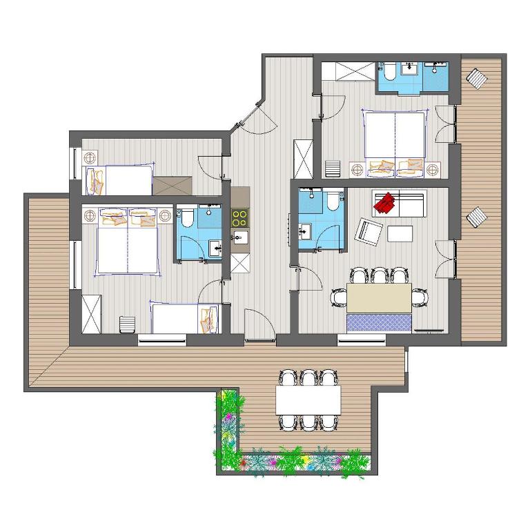 Appartements Pungg - Apartment mit 3 Schlafzimmern - 1