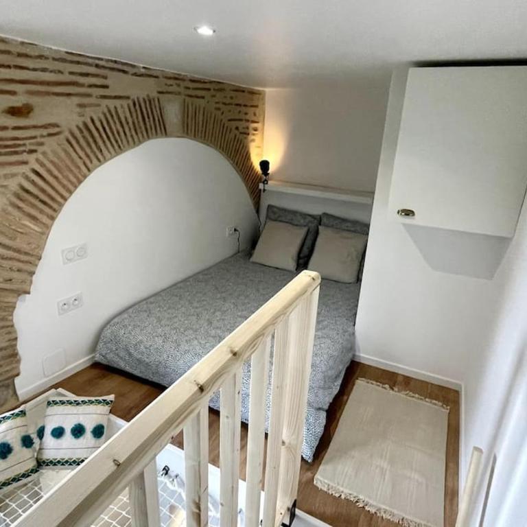 Maison et appartement attenant pour 10 personnes avec terrasse, cour et parking - Villa - 55