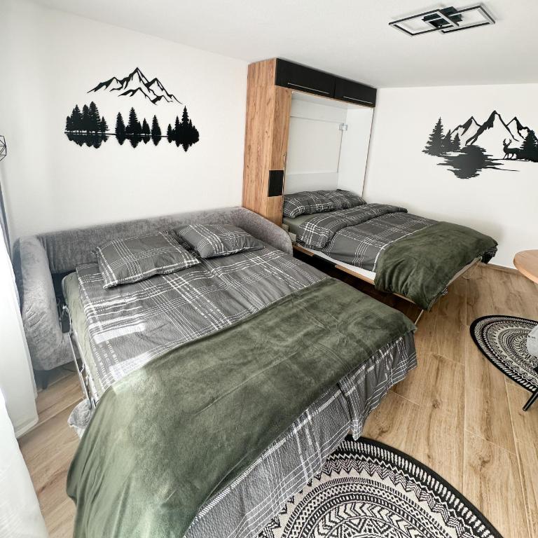 Studio magnifique avec terrasse spacieuse Loèche-les-Bains Vacances - Apartamento de 1 dormitorio - 10
