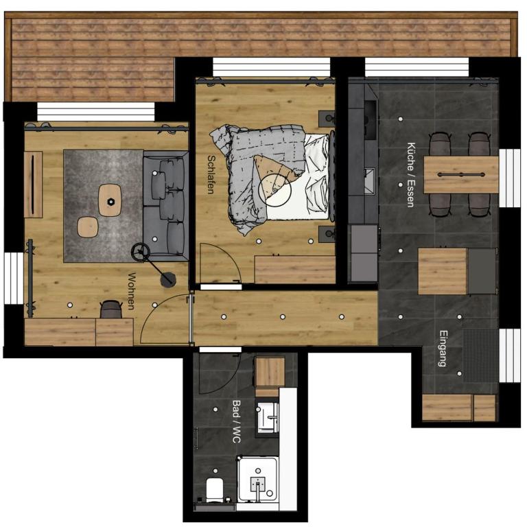 BergzeitLodge - Apartment mit Blick auf die Berge - 16