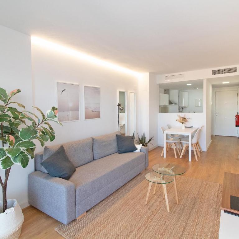 Global Vacacional, Moderno apartamento con piscina y terraza en la playa de Canet - Apartment - 4
