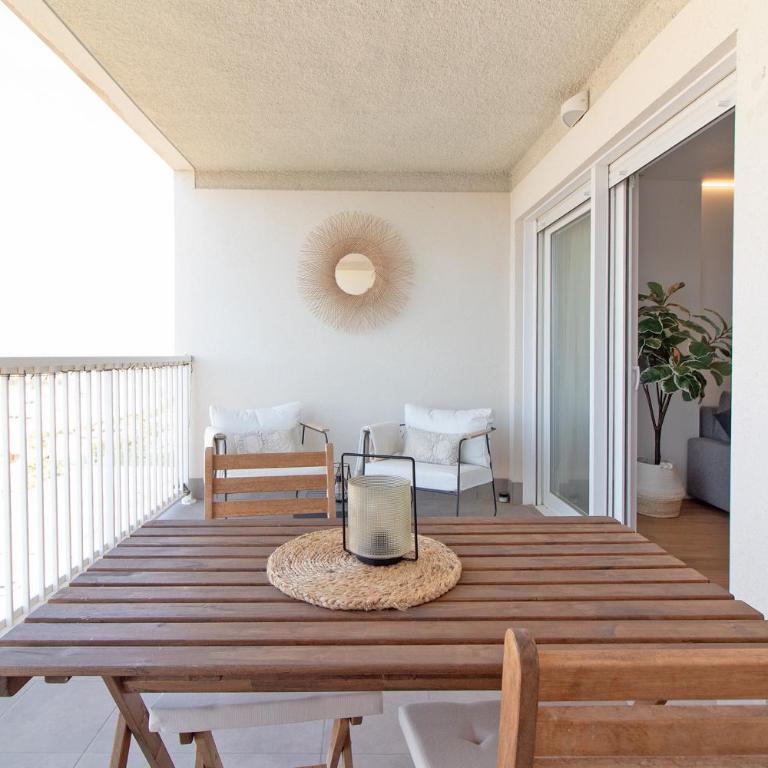 Global Vacacional, Moderno apartamento con piscina y terraza en la playa de Canet - Apartment - 14