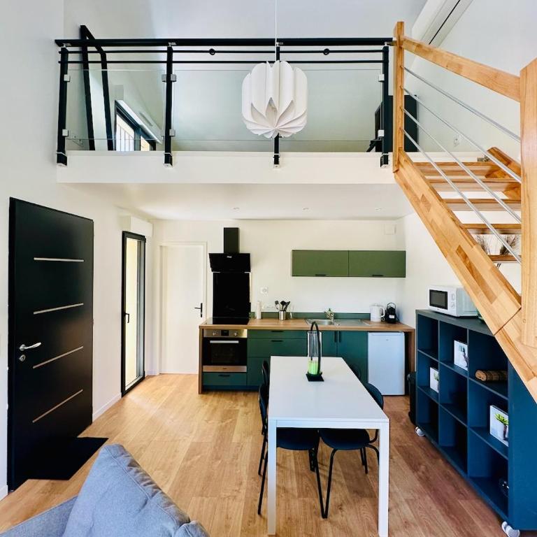 La Halte Occitane - Classé 3 étoiles - 1 chambre, parking, terrasse, tout inclus - Appartement 1 Chambre - 2