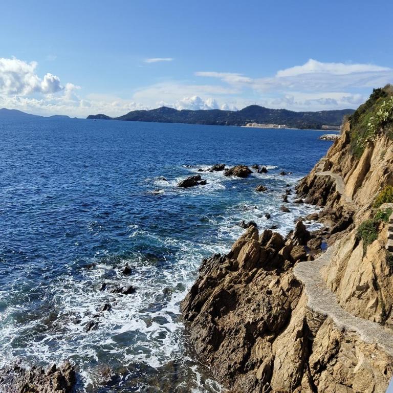 T3, 2ch, classé 3,parking gratuit sur place à 600m de la plage, des commerces ,du port proche st tropez - Appartement 2 Chambres - 51