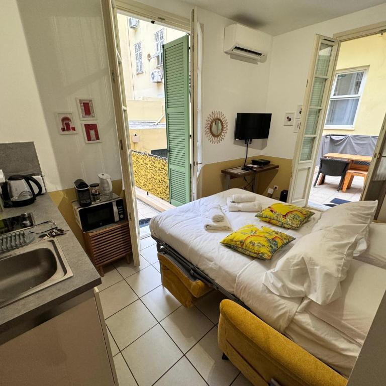 Grimaldi Central AC 2 terraces Wifi 5mins SEA - Appartement 1 Chambre - 10
