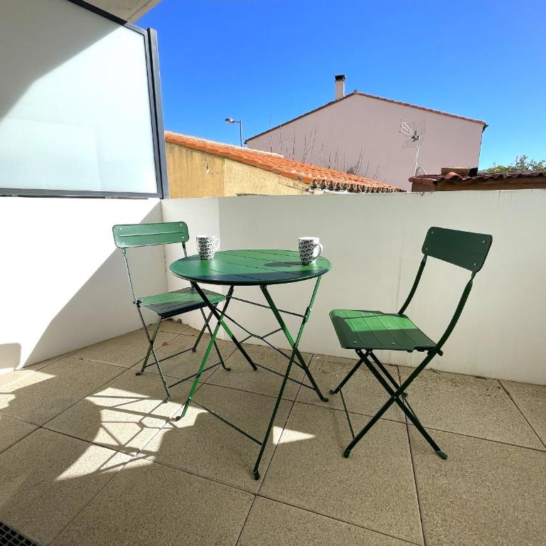 Studio calme avec terrasse et parking à 5 min de la plage - Studio - 2