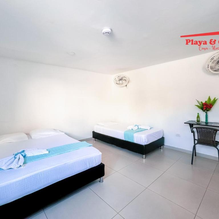 Hotel Playa y Café - Habitación Familiar con baño privado - 4