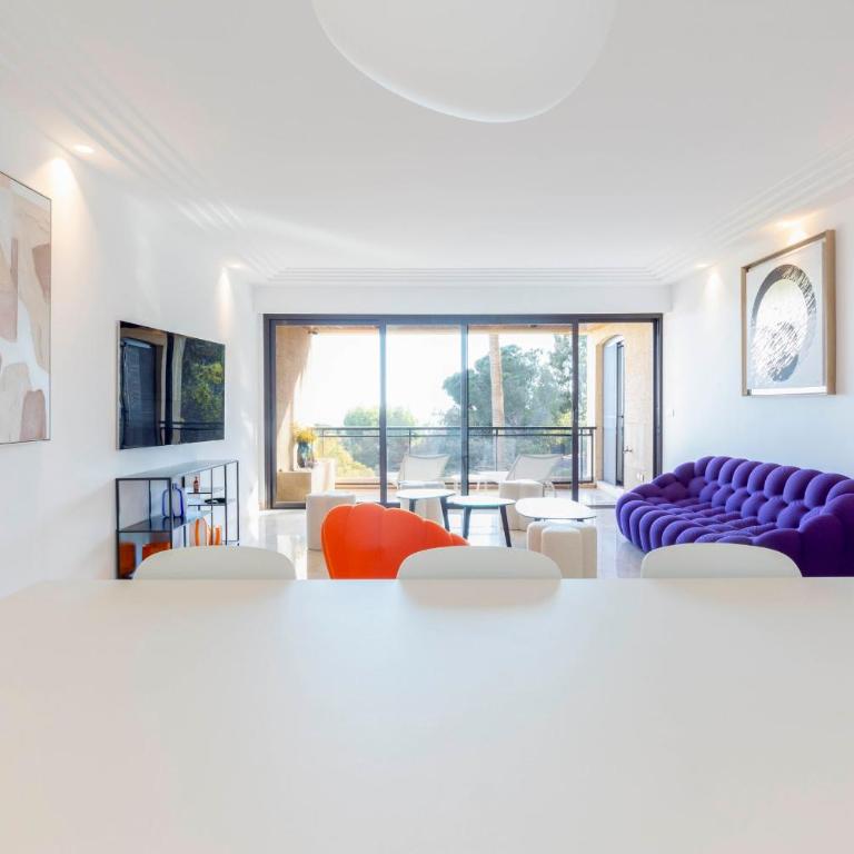 Exceptional Super-Cannes Glaïeuls with sea views pools & private jacuzzi - Appartement - 5