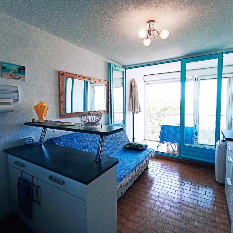 Studio cabine climatisé face plage avec parking à Sète - FR-1-338-539 - Apartamento - 22
