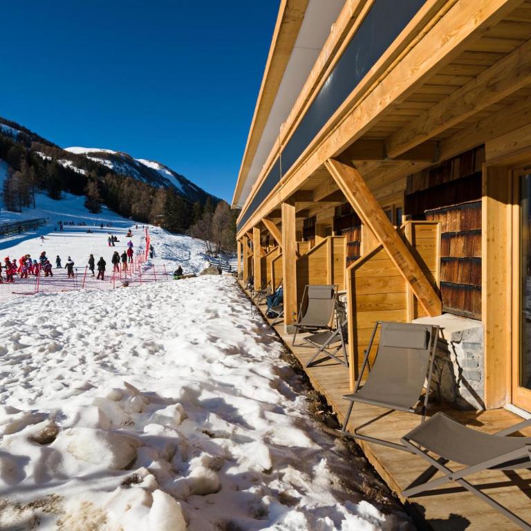 Marmotel & Spa - Chambre Double avec Terrasse - Vue sur Pistes de Ski - 3