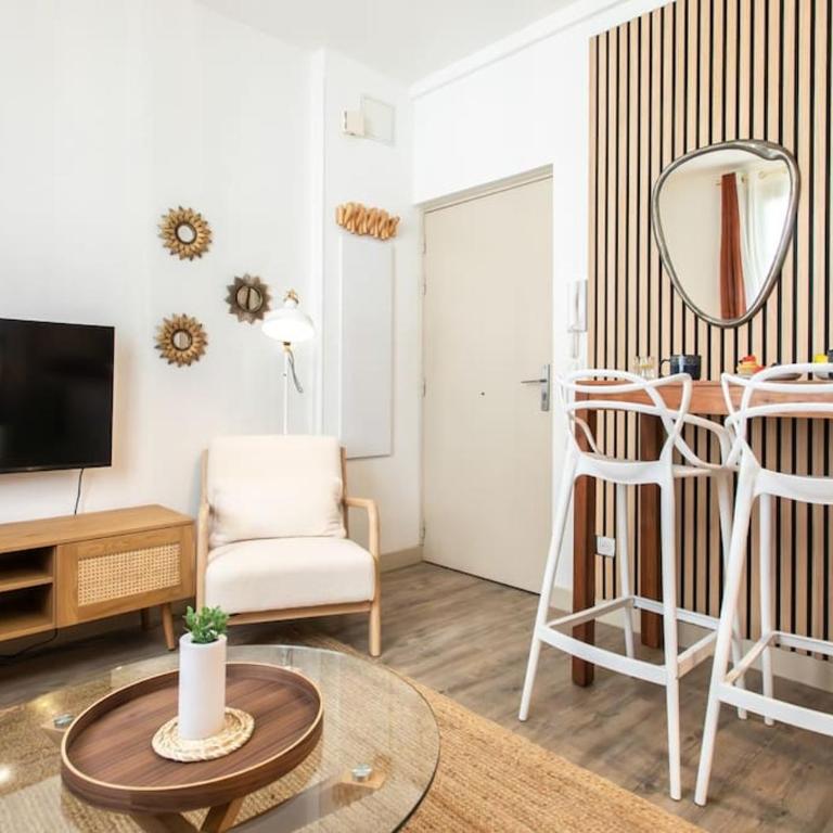 L46 Staywizus - 2P Port, 2min du Cap et 5 du port CLIM & WIFI - Appartement 1 Chambre - 13