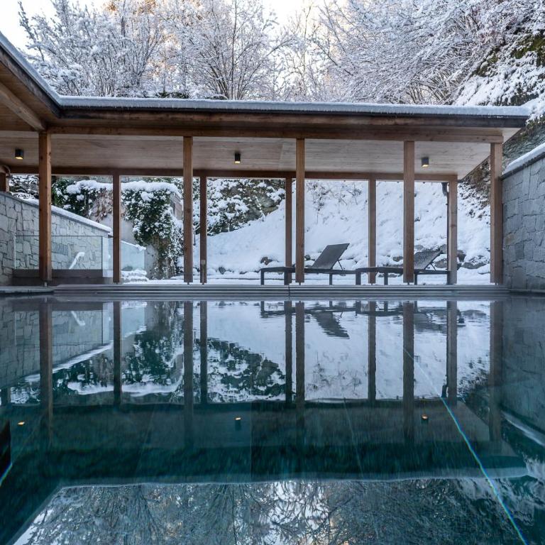 Luxus-Mountain-Suite Rocca Bella mit Dampfbad & saisonalem Aussen-Pool - Apartment mit 1 Schlafzimmer und Garten - 7