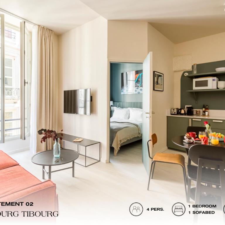 Beauquartier - Marais Bourg Tibourg - Appartement 1 Chambre - 12