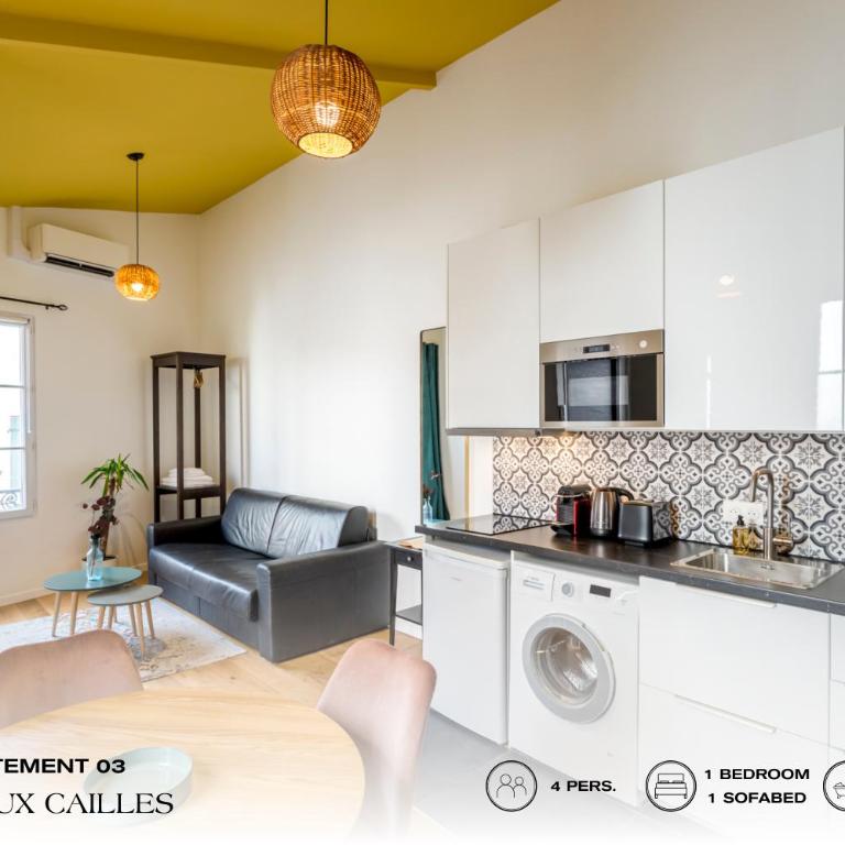 Beauquartier - Butte aux Cailles I - Studio avec Canapé-Lit - 3
