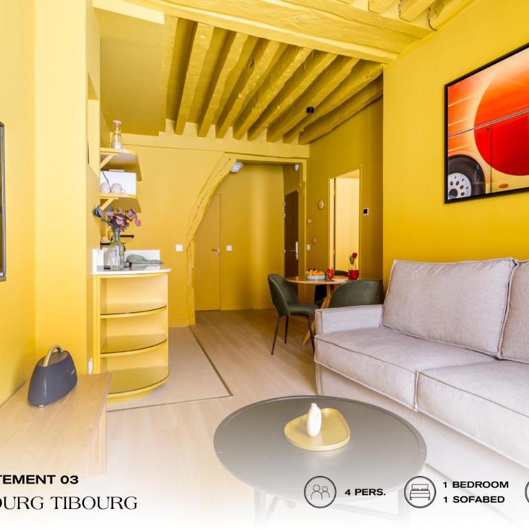 Beauquartier - Marais Bourg Tibourg - Appartement 1 Chambre - 14