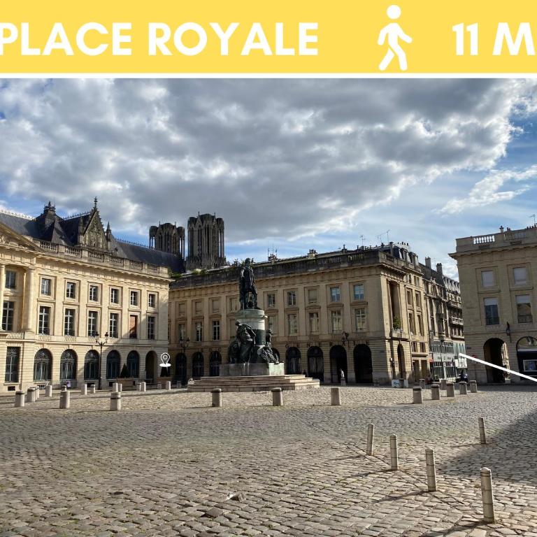 Le Rémois - Appartement rare - Cour privée - Parking - Reims - Appartamento con 1 Camera da Letto - 14