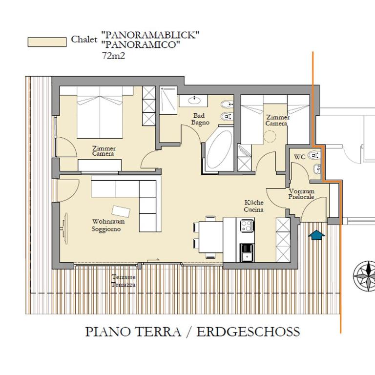 Chalet Panorama Himmelreich - Two-Bedroom Chalet - 20